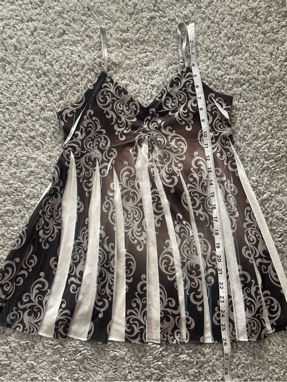Vintage Mudd Black and White Babydoll Top - Picture 5 of 5